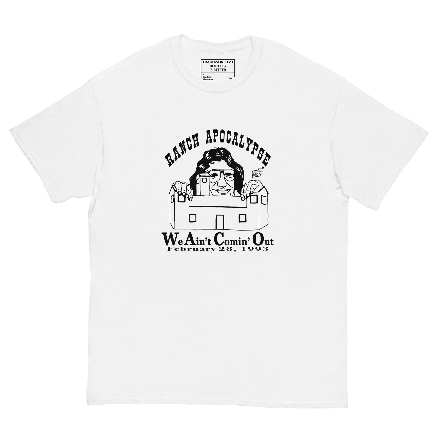 (04) WE ain't COMIN' out (wacofest 2023 bootleg festival commemorative) t SHIRT