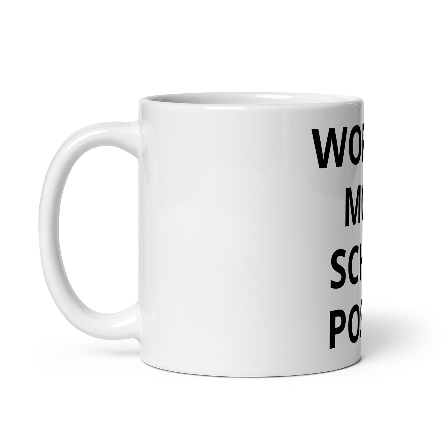 (06) WORLD'S MOST SCHIZO POSTER mug for drinks